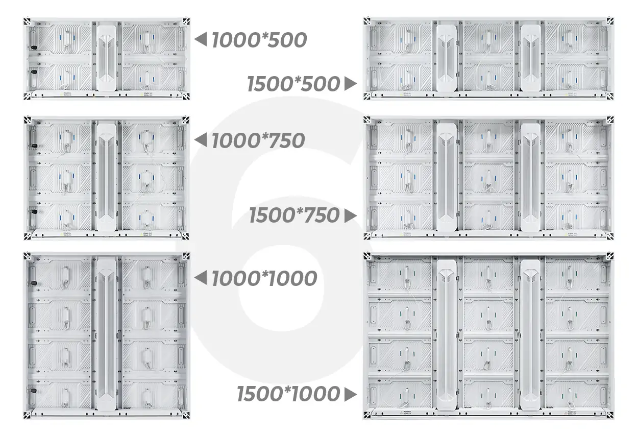 6 sizes for choice - EagerLED | Leading LED Screen Supplier - EagerLED | Leading LED Screen Supplier 6 sizes for choice