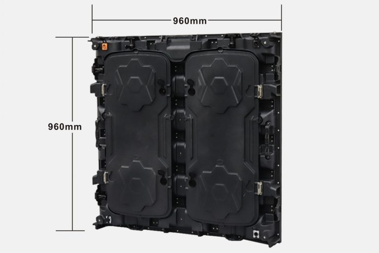 Demostración de animación de instalación de pantalla LED estándar de 960 × 960