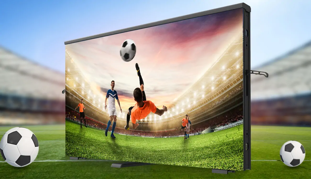 Crisp Visual of EA1600SP2 perimeter LED screen Crisp Visual of EA1600SP2 perimeter LED screen