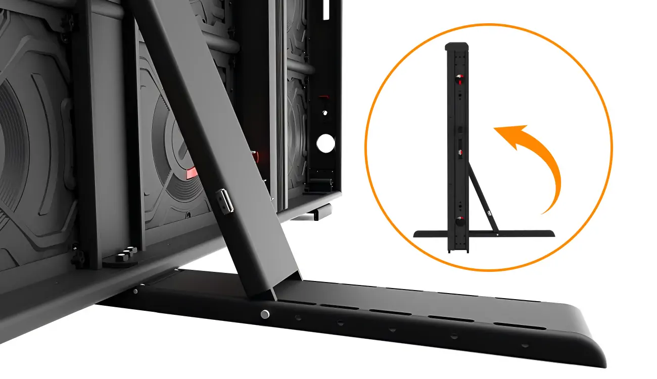 foldable Bracket of stadium perimeter LED display foldable Bracket of stadium perimeter LED display