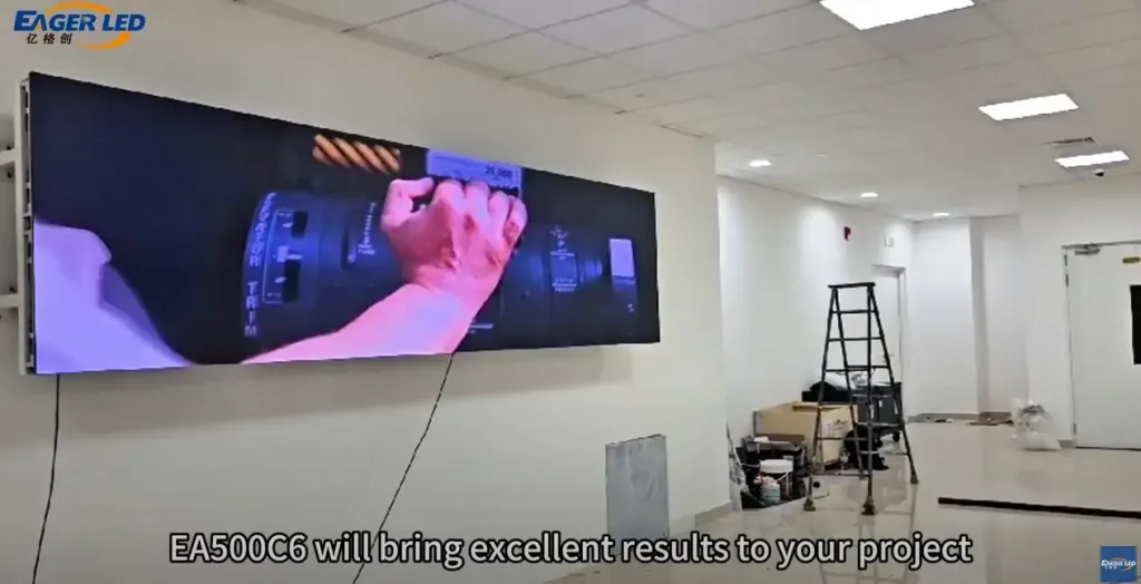 Comentarios de clientes portugueses sobre EA500C6 Alquiler de pantalla LED