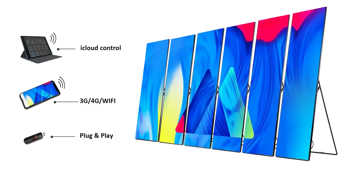 Sistema de control de la pantalla de póster LED_看图王 Sistema de control de pantalla LED para carteles