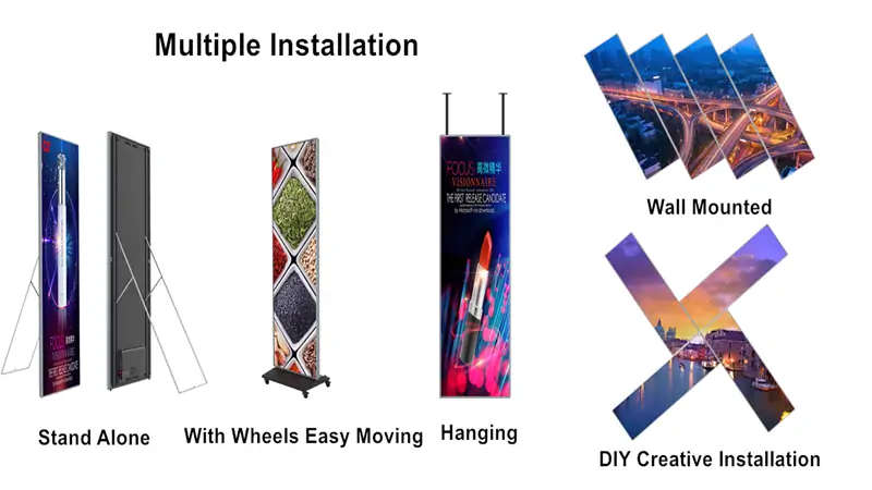 Instalación de carteles LED_看图王 Instalación de cartelera LED