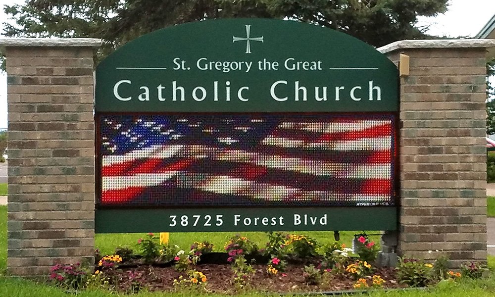 Outdoor Digital Church Signs