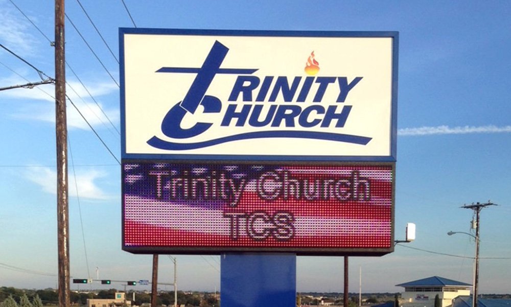 Outdoor Digital Church Signs