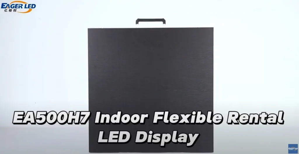 Pantalla LED de alquiler flexible para interiores EA500H7