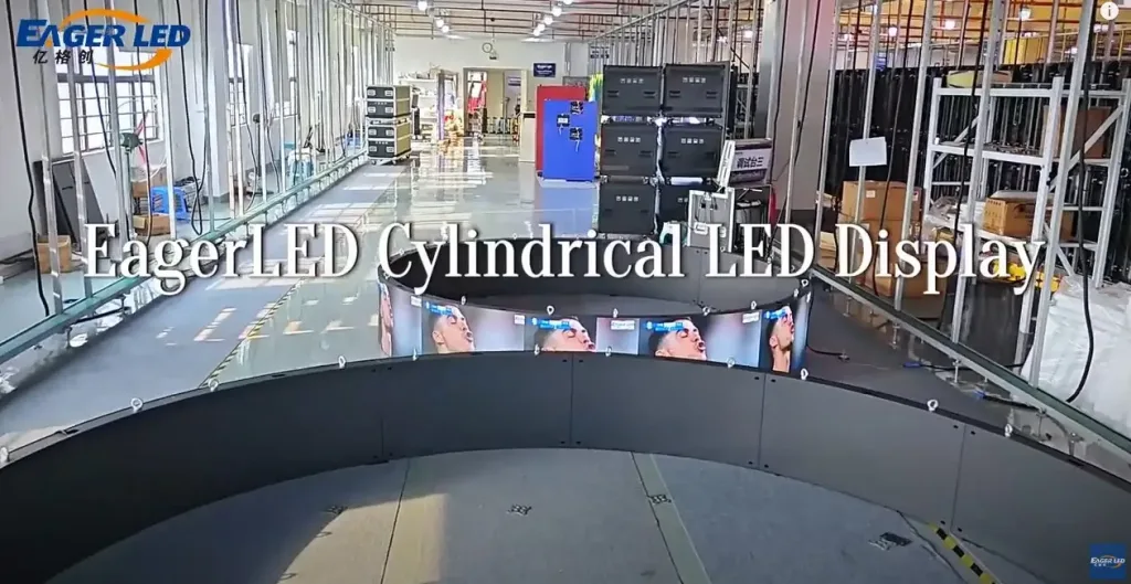 EagerLED Pantalla LED cilíndrica