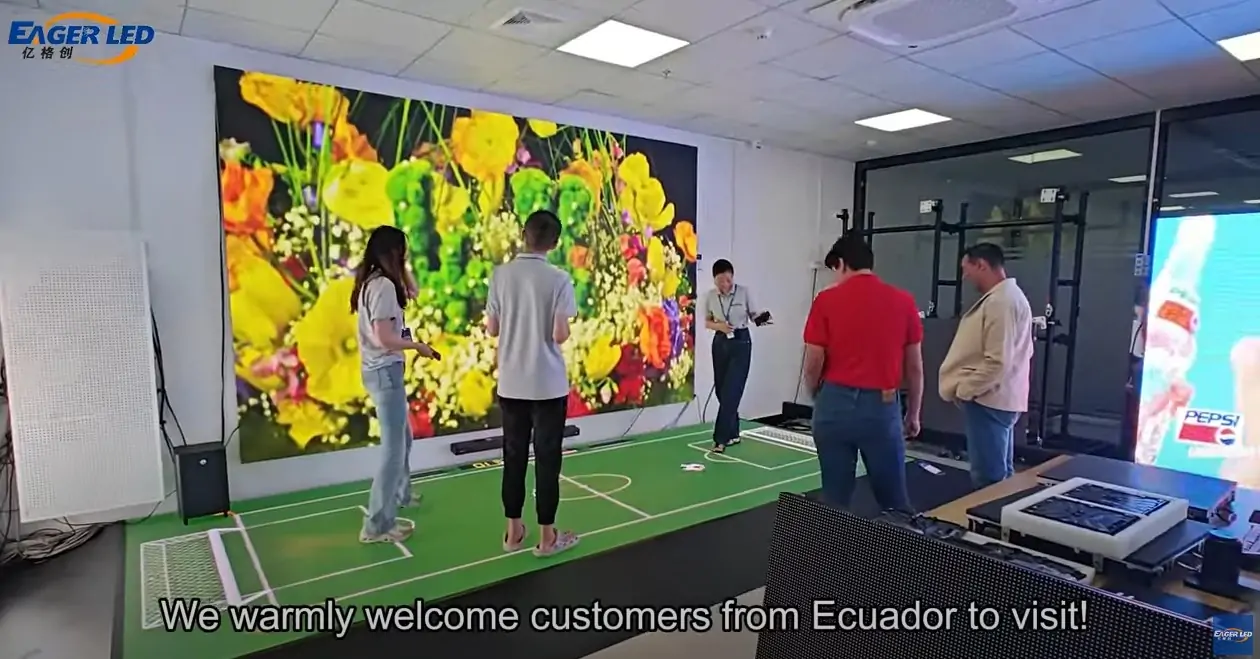 Ecuador customers visit our company