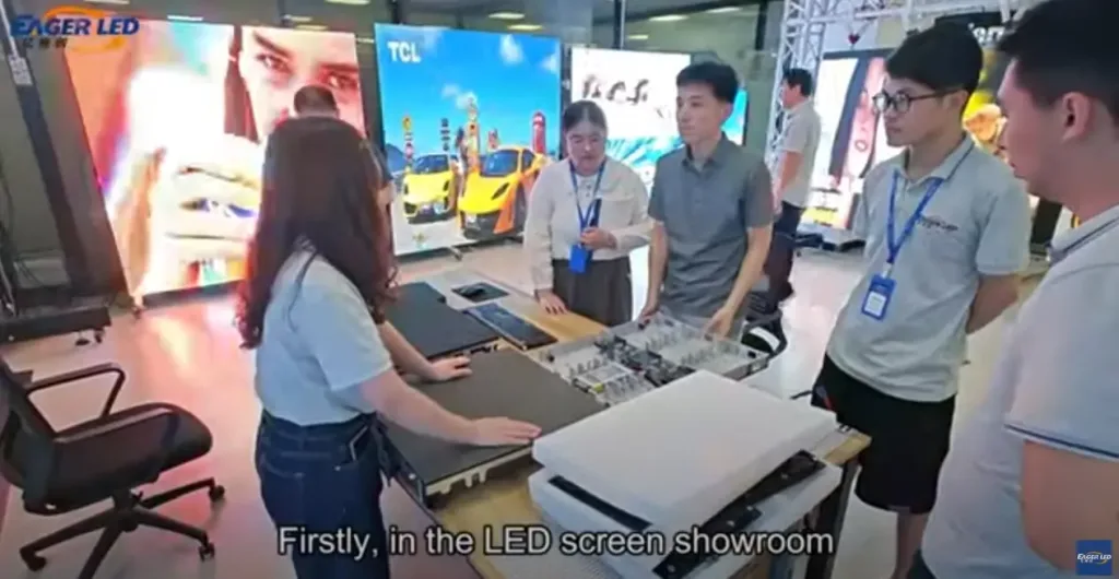 Korean Customers Visit EagerLED Company