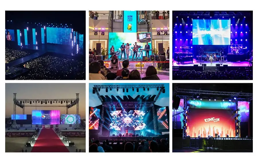 rental led display applications