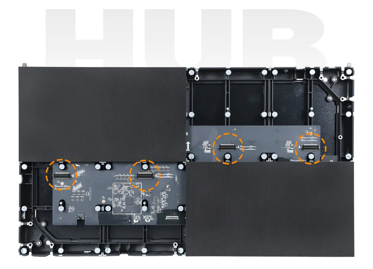 Hard Connection of EA600COB2 COB indoor LED Screen