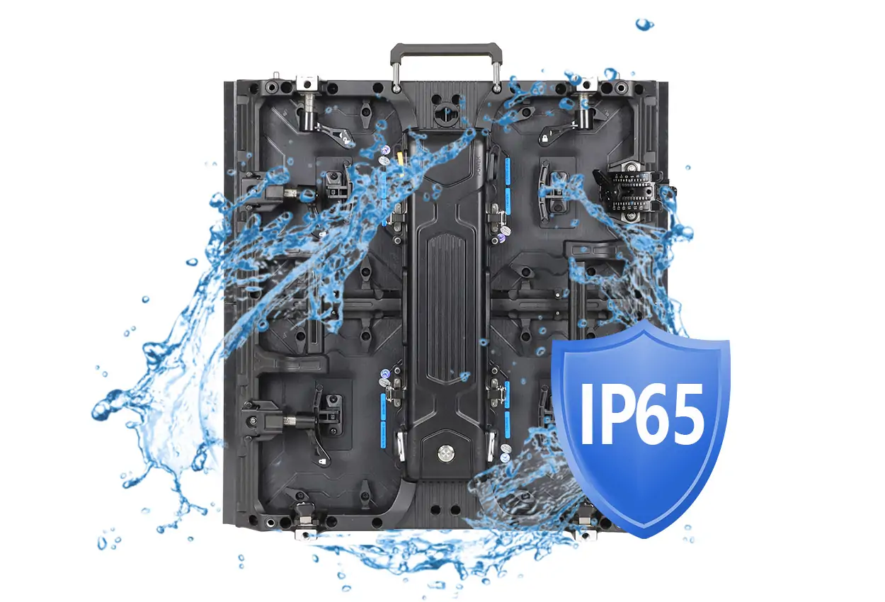 IP65 Waterproof EA500H8V Right-angle Rental LED Display