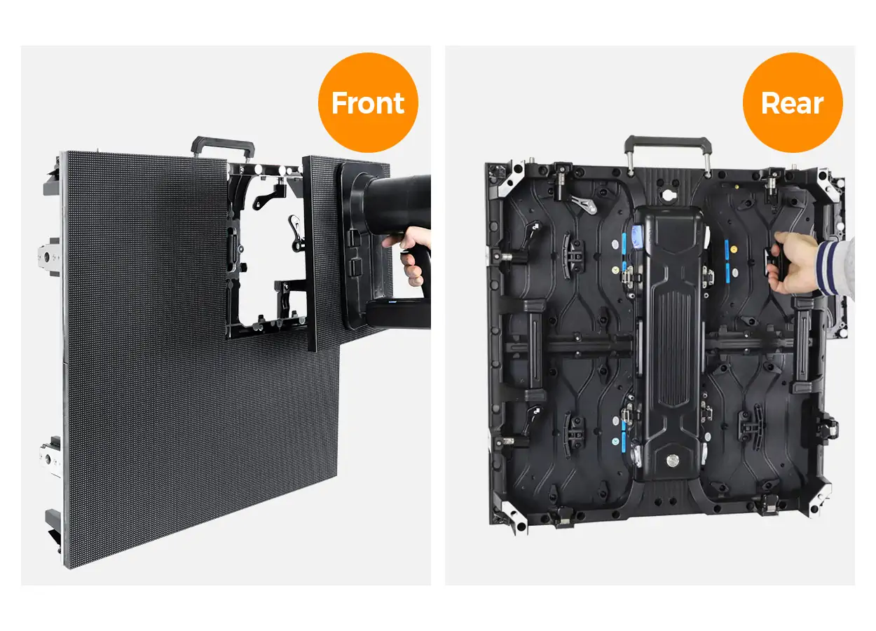 dual-service EA500H8 rental LED video wall