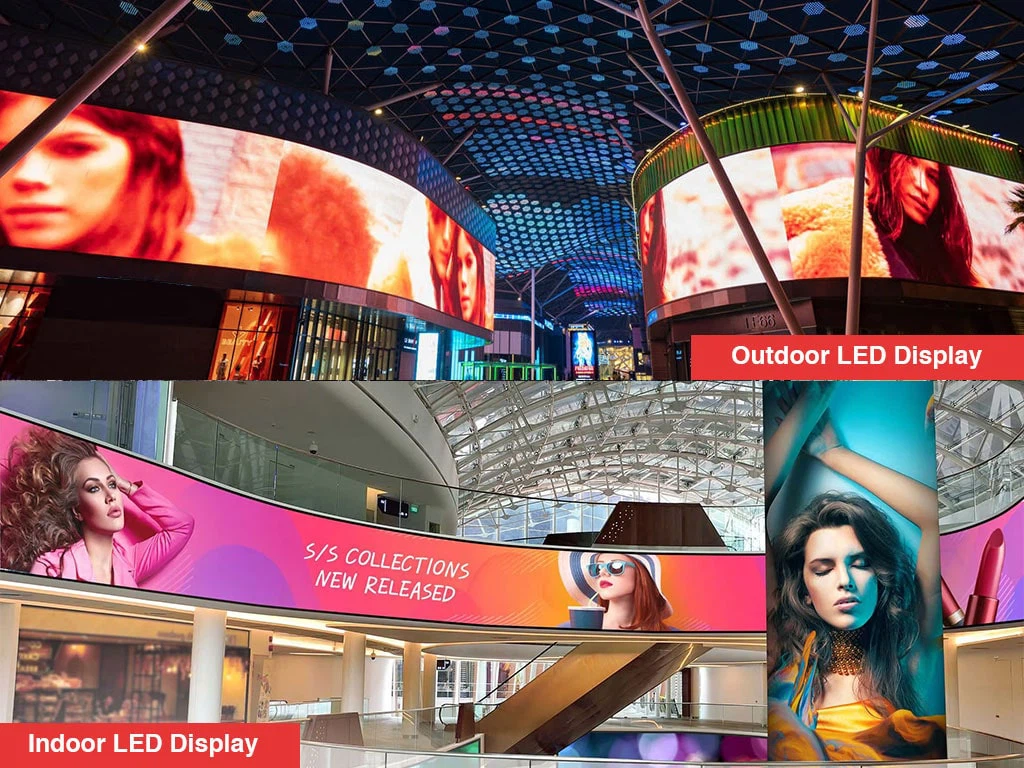 indoor LED display and outdoor LED screen