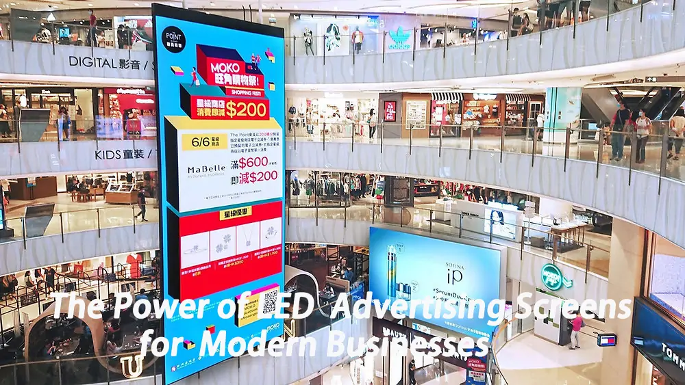 the power of LED advertising screens