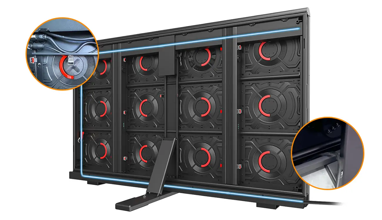 Hidden cable design of EA1600SP2 Perimeter LED Screen Hidden cable design of EA1600SP2 Perimeter LED Screen
