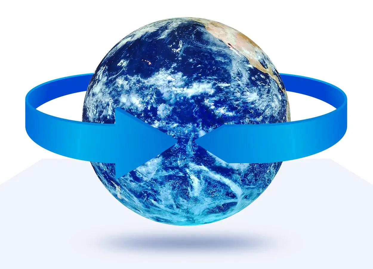 Reproducción panorámica de 360° de la pantalla esférica de EAiBall