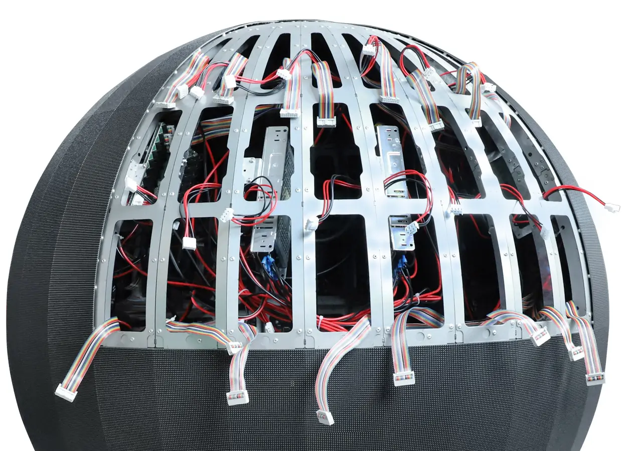 Even Heat Dissipation of EAiBall Spherical LED Display Even Heat Dissipation of EAiBall Spherical LED Display
