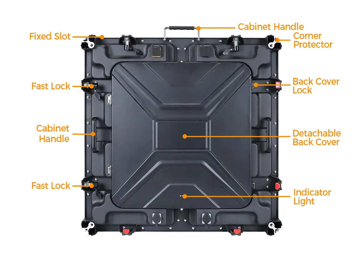 Exquisite Cabinet Structure of EA640C3 rental LED screen Exquisite Cabinet Structure of EA640C3 rental LED screen