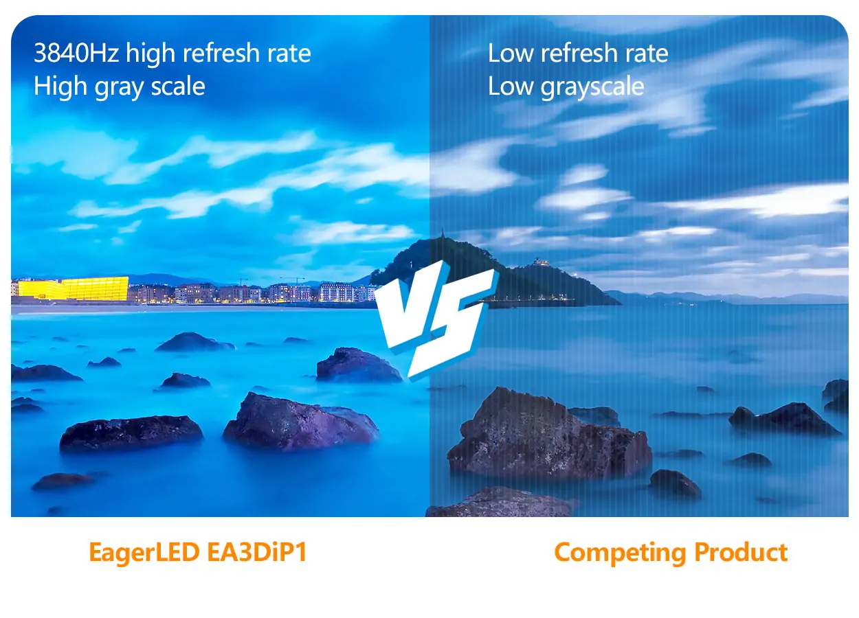 HD Picture Quality of EA3DiP1 LED poster screen HD Picture Quality of EA3DiP1 LED poster screen