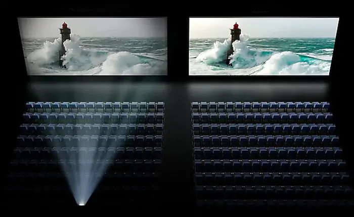 cinema led screen vs traditional projector