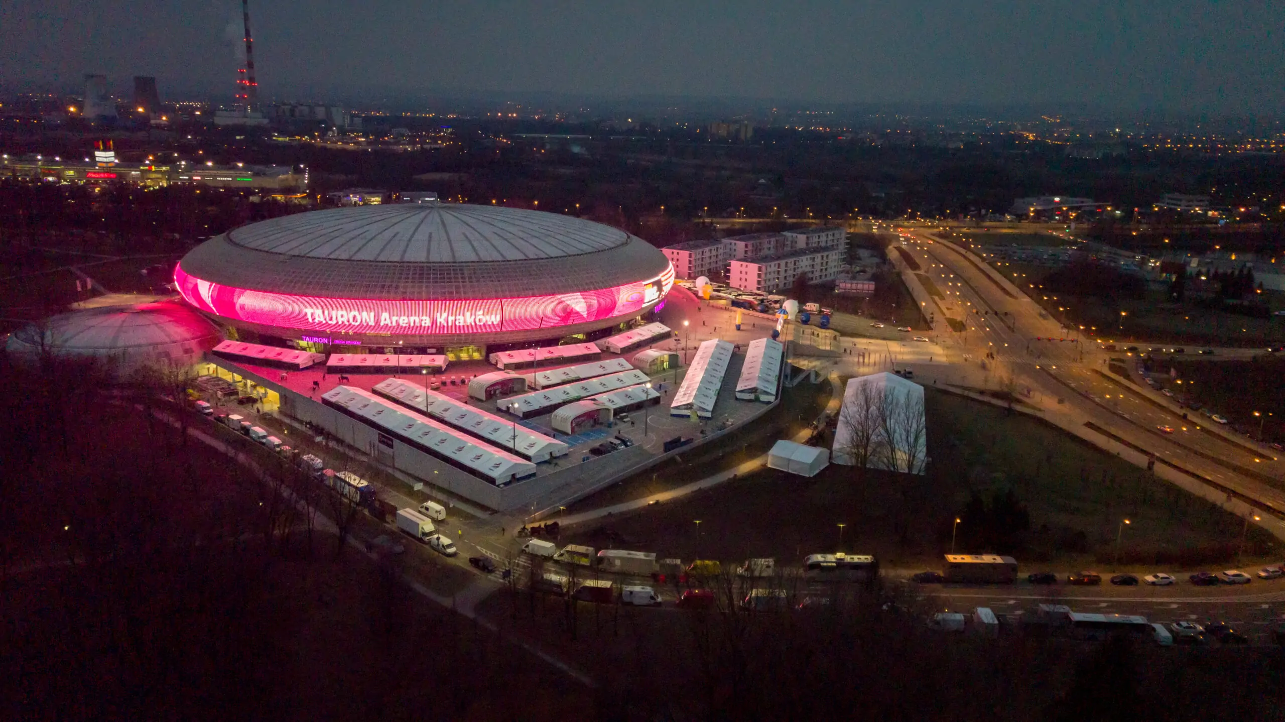 Biggest Display in Tauron Arena Krakow Biggest Display in Tauron Arena Krakow