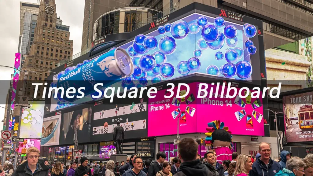 Time Square 3D LED Display