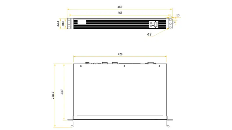 Novastar MCTRL700 Size