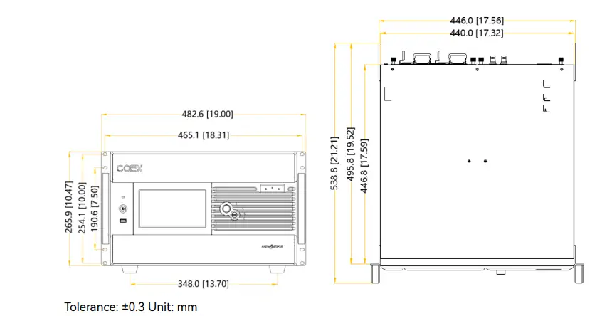 Novastar MX6000 Pro Dimensions