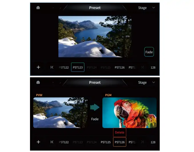 Preset of Colorlight VX20