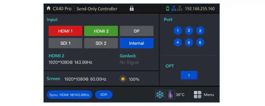Novastar CX40 Pro Control System - EagerLED | Leading LED Screen Supplier - EagerLED | Leading LED Screen Supplier Novastar CX40 Pro Control System