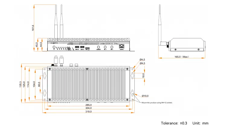 Novastar MBOX600 Pro Dimensions