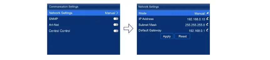 central control of MX30