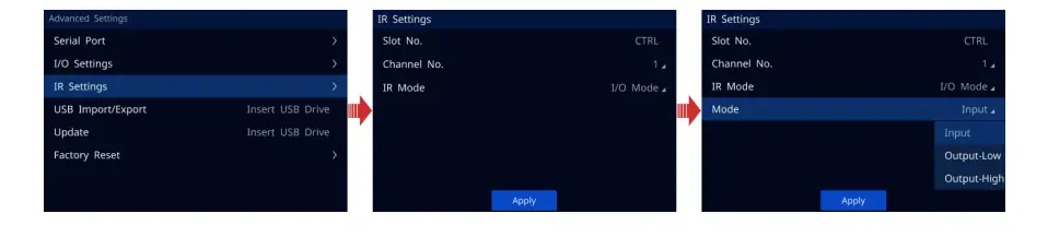 IR Setting for Novastar Vunit 3000 - EagerLED | Leading LED Screen Supplier - EagerLED | Leading LED Screen Supplier IR Setting for Novastar Vunit 3000