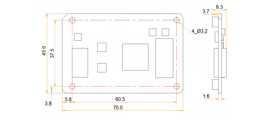 Novastar A5s Plus LED Receiving Card Dimensions - EagerLED | Leading LED Screen Supplier - EagerLED | Leading LED Screen Supplier Novastar A5s Plus LED Receiving Card Dimensions