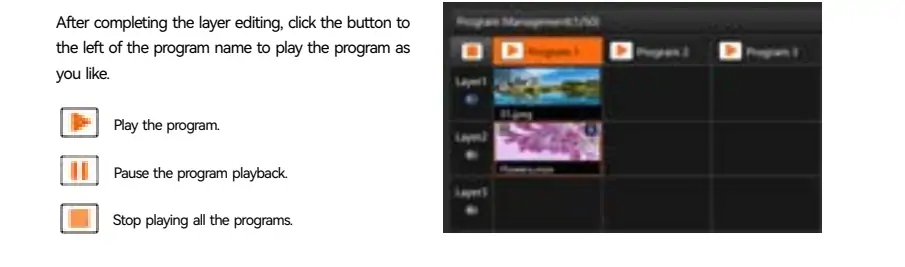 Play Programs on the Kompass FX1