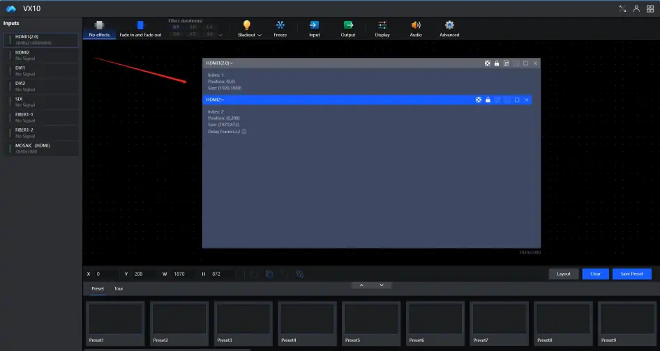 Adding Signal on the VX10 Software - EagerLED | Leading LED Screen Supplier - EagerLED | Leading LED Screen Supplier Adding Signal on the VX10 Software