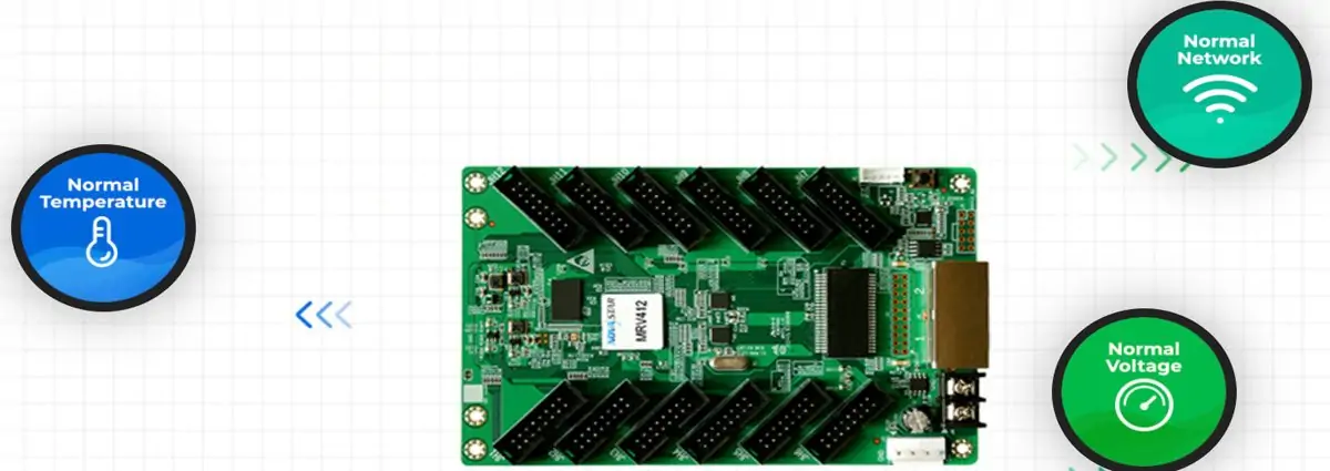 Temperature and Voltage Monitoring of Receiving Card - EagerLED | Leading LED Screen Supplier - EagerLED | Leading LED Screen Supplier Temperature and Voltage Monitoring of Receiving Card
