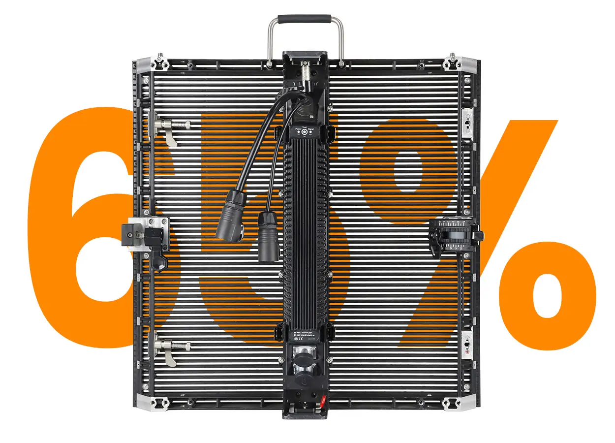 65 Ultra-High Transparency of EA500TOR1 Outdoor LED Transparent Display - EagerLED | Leading LED Screen Supplier - EagerLED | Leading LED Screen Supplier 65 Ultra-High Transparency of EA500TOR1 Outdoor LED Transparent Display