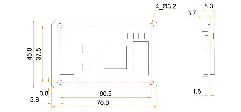 A10s Plus-N LED Receiving Card Dimensions - EagerLED | Leading LED Screen Supplier - EagerLED | Leading LED Screen Supplier A10s Plus-N LED Receiving Card Dimensions