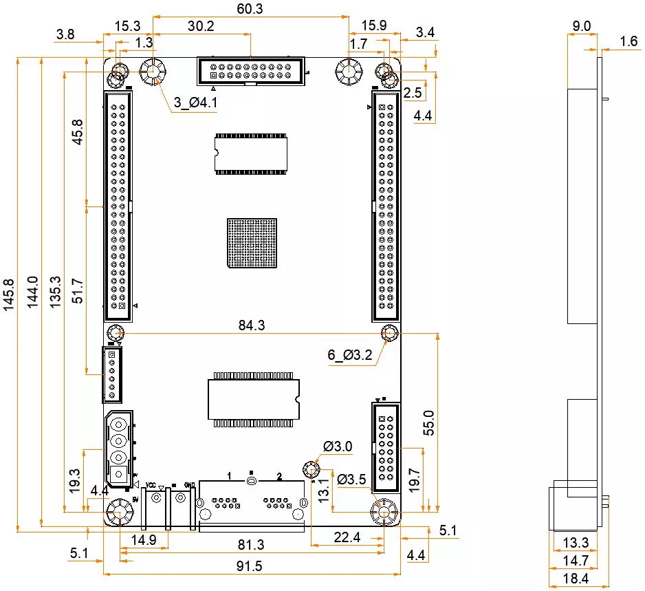 NovaStar MRV570-1 Dimensions