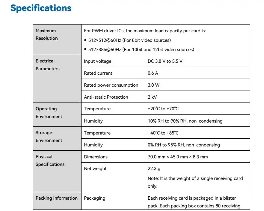 Novastar A10s Plus-N Specs - EagerLED | Leading LED Screen Supplier - EagerLED | Leading LED Screen Supplier Novastar A10s Plus-N Specs