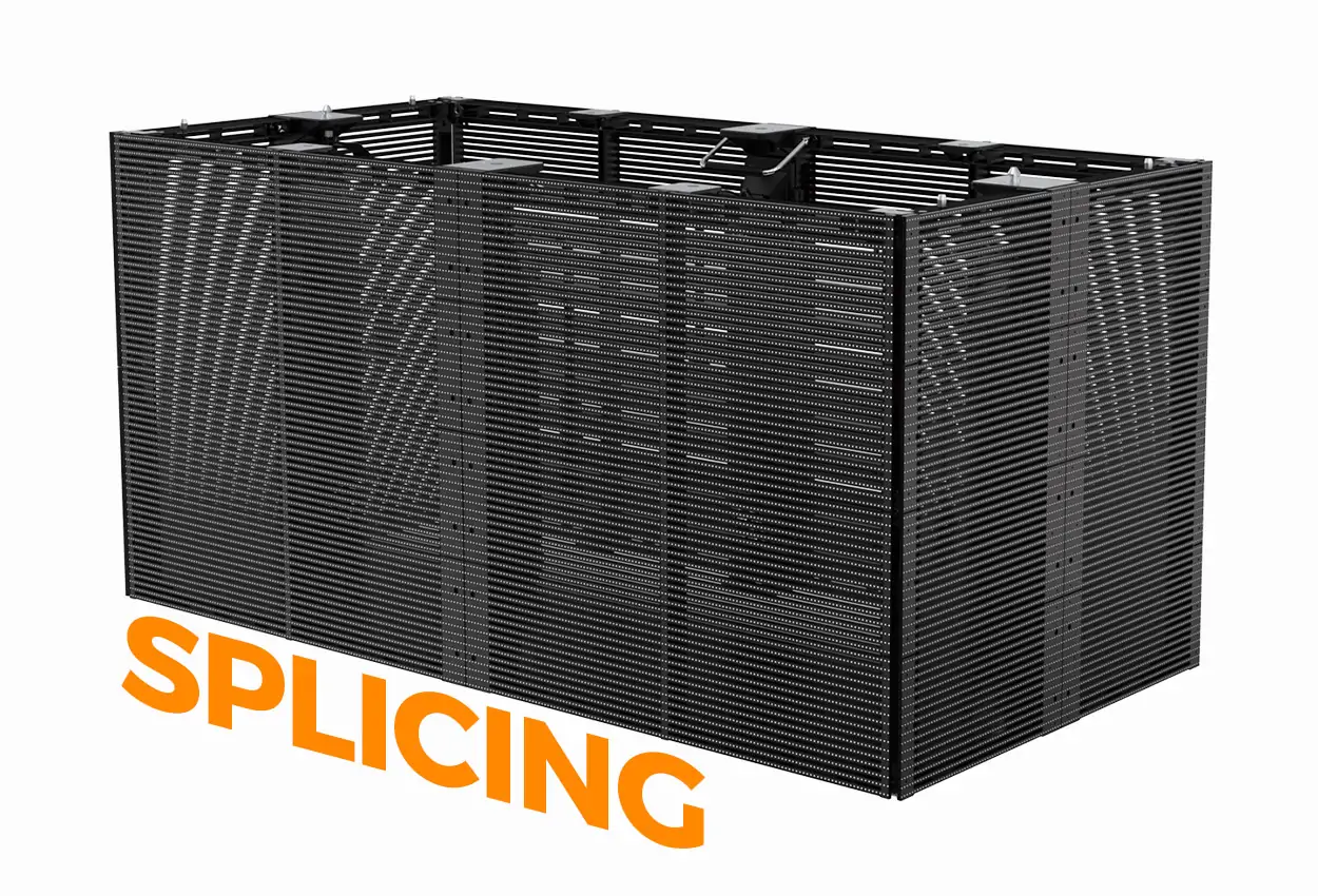 Square Column LED Screen Splicing - EagerLED | Leading LED Screen Supplier - EagerLED | Leading LED Screen Supplier Square Column LED Screen Splicing