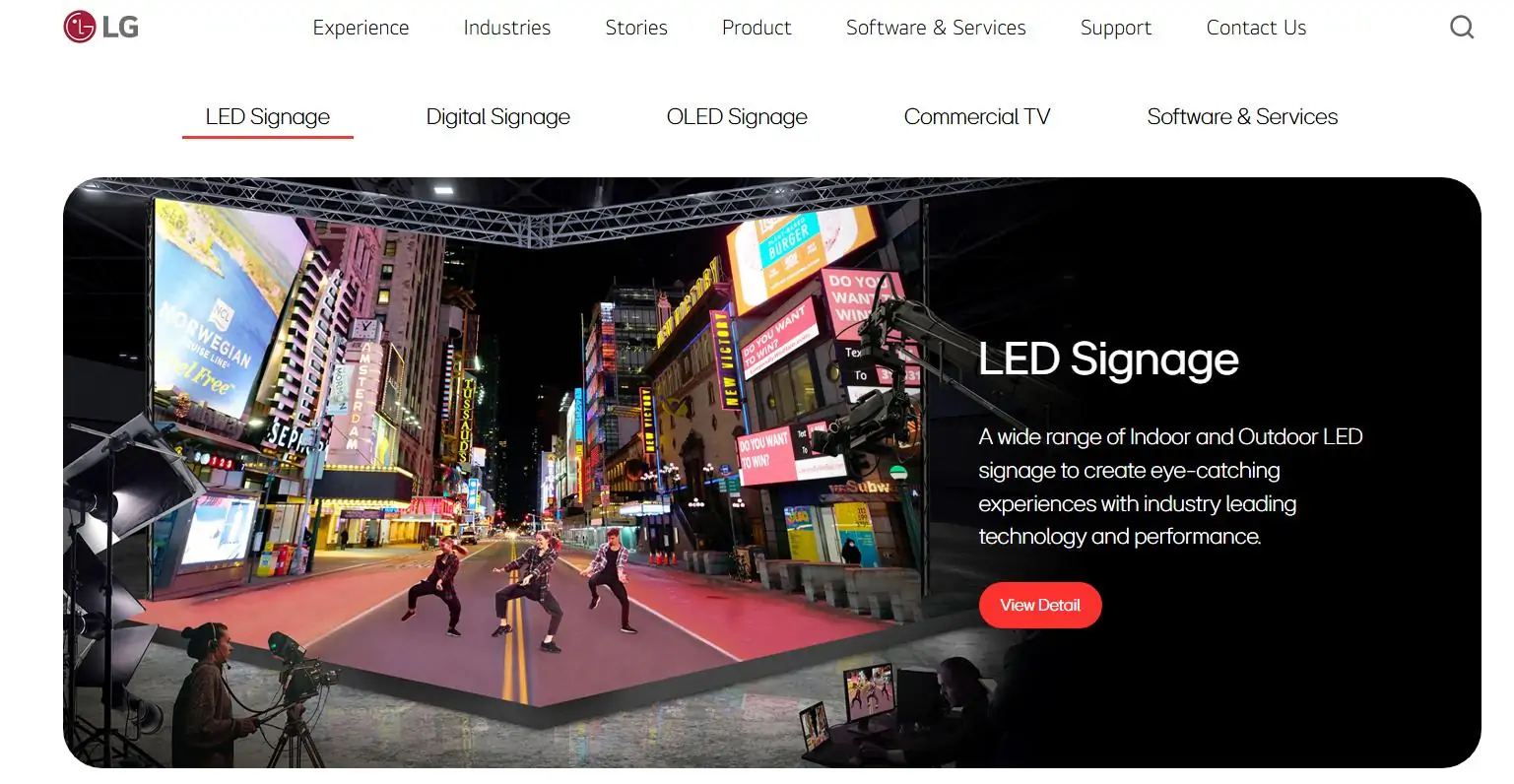 LG Electronics LED Display Screen Manufacturer