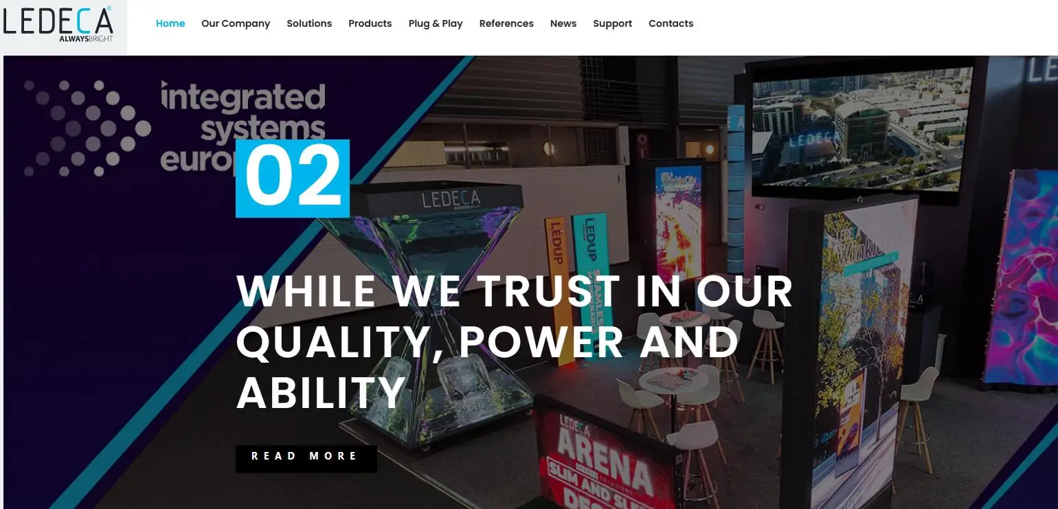 Ledeca Curved LED Screen Manufacturers