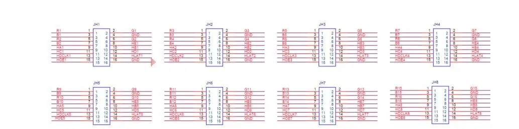 Novastar MRV208-N Receiver Card Pins