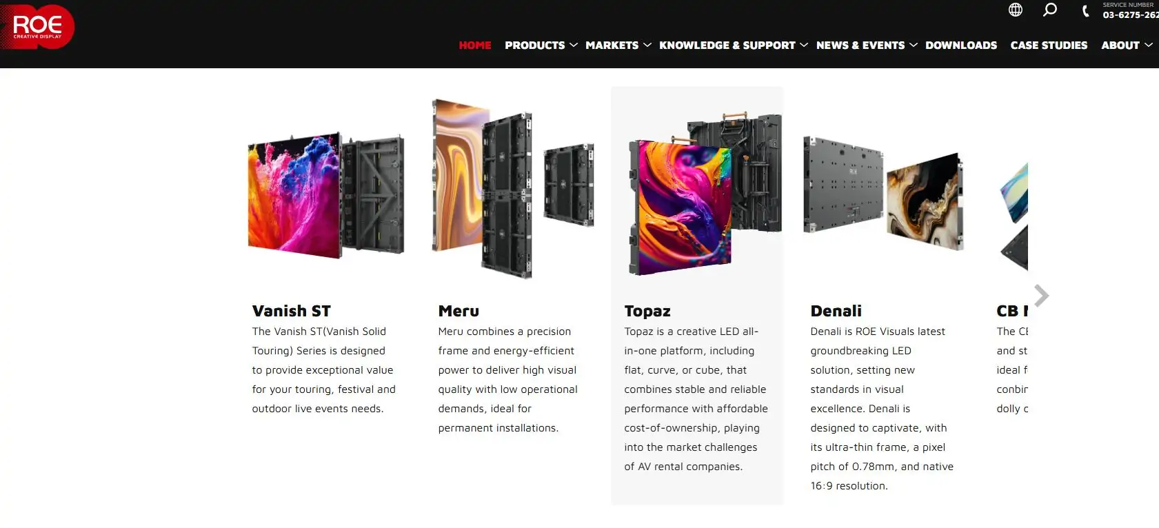 ROE visual LED display manufacturers