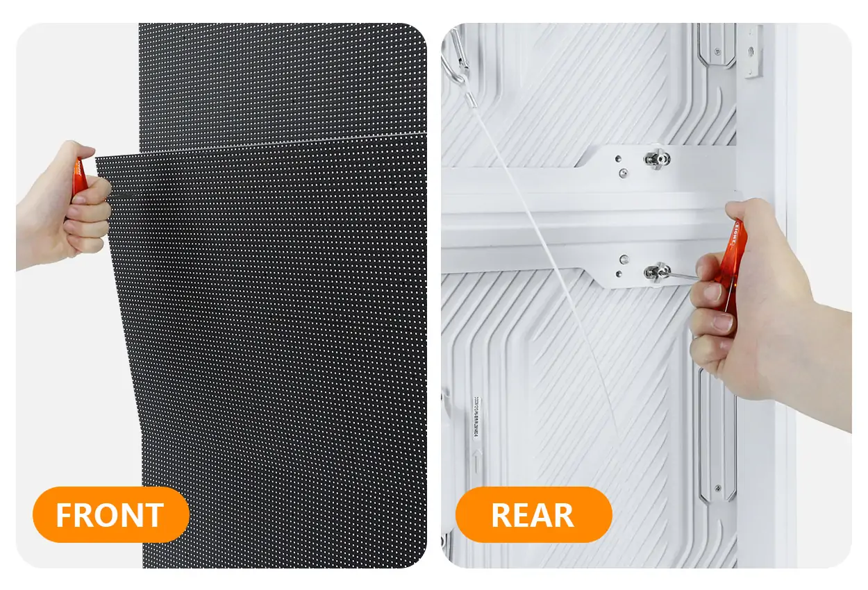 EA960F4 Outdoor LED Advertising Screen Supports Dual Services