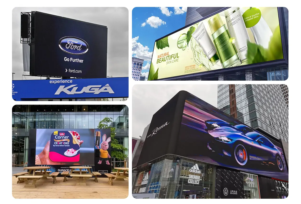 EA960F4 outdoor LED display applications
