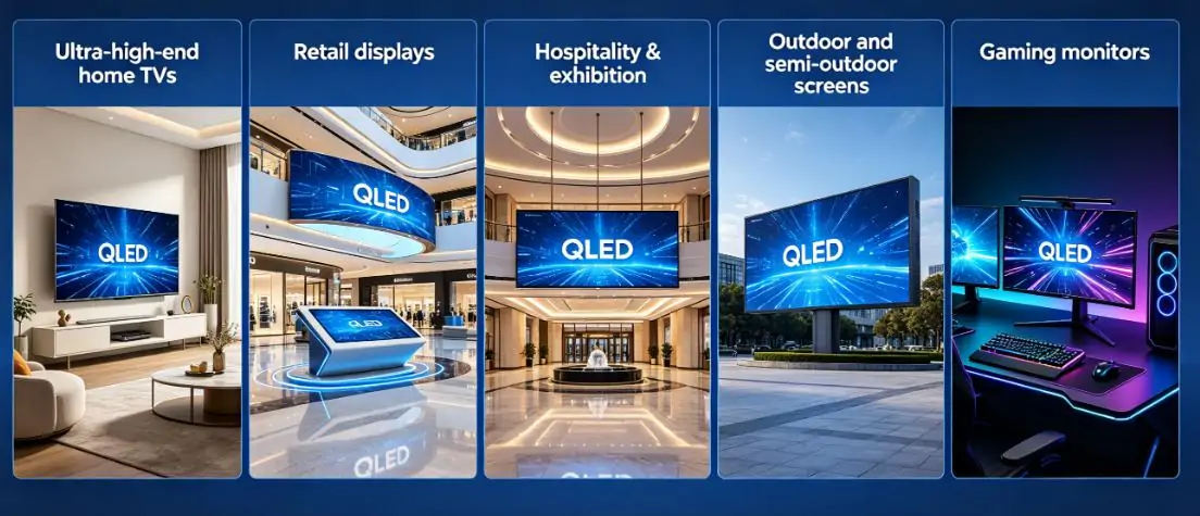 QLED Display Technology Applications
